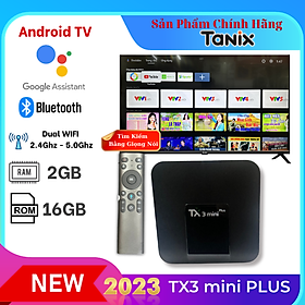 Mua Android Tivi Box Tx3 Mini Plus 2023 - Android TV - Chip Allwiner H313 - Ram 2GB, Rom 16GB - Hàng Chính Hãng tại Thiết Bị Công Nghệ Miền Trung
