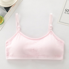 Mua Áo lá học sinh 2 dây mút mỏng nút cài sau chất cotton dành cho bé gái tuổi mới lớn dậy thì học sinh cấp 1 cấp 2 cấp 3 Lá Bralette A33 - Màu...