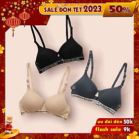 Mua Áo Lót Nữ, Áo Ngực Đúc Su Không Gọng Xuất Nhật đệm bàn tay thông hơi siêu nâng ngực, áo lót chống ung thư Thương Hiệu Baw mã AN039 - DA - size...