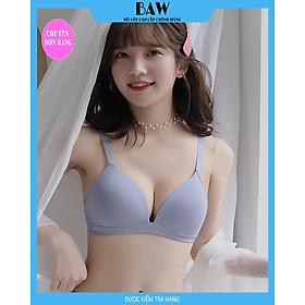 Mua Áo Ngực Đúc Su Không Gọng Xuất Nhật đệm mỏng chống ung thư Thương Hiệu Baw mã AN03 - Xanh Dương - 36/80 tại Baby and Underwear Store