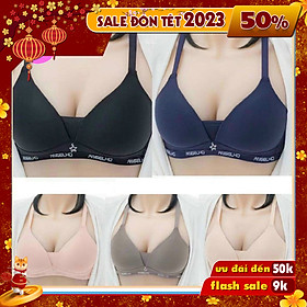 Mua Áo Ngực Đúc Su Không Gọng Xuất Nhật đệm mỏng chống ung thư Thương Hiệu Baw mã AN031 - XÁM - size 40 tại Baby and Underwear Store