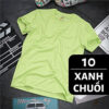 mua ao thun tron nam n nhi u mau thun cotton d size att xanh