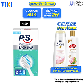 Mua Bộ 2 đầu bàn chải điện P/S S100 Pro - Sạch Sâu - Trắng tại Tiki Trading