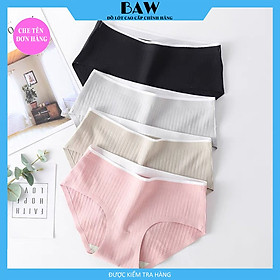 Mua Bộ 5 Quần Lót Cotton Gân Tăm Không Đường May Kháng Khuẩn thương hiệu BAW QLN27 - Bộ 5 quần lót màu ngẫu nhiên - L (38-52kg) tại Baby and...