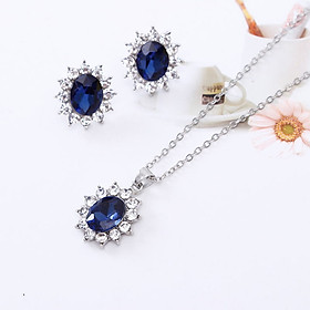 Mua Bộ trang sức hoa đá xanh tại MUANHANH
