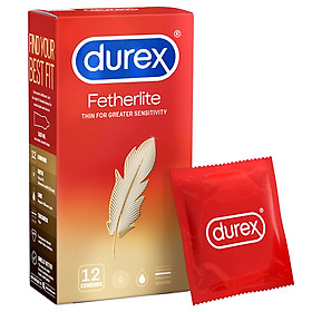 Mua Bao cao su Durex Fetherlite Hộp 12 Bao tại Tiki Trading
