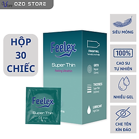 Mua Bao cao su OZO Feelex Superthin - Hộp 30bcs - Hộp 30 bcs - dâu tại OZOVN STORE