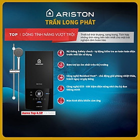 Mua Bình đun nước nóng tức thời Ariston AURES TOP 4.5P - Hàng chính hãng - 250.000 tại Trần Long Phát