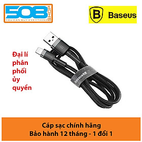 Mua Cáp sạc nhanh 2.4A Baseus Cafule dây bện chống gập đồng bộ data nhanh chóng dành cho iPhone dài 100CM ( nhiều màu ) - Hàng chính...
