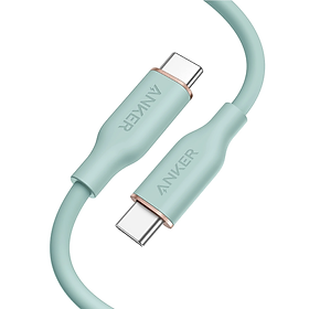 Mua Cáp ANKER Powerline III Flow USB-C To USB-C - A8552 / A8553 - Siêu Mềm Mại và Bền Bỉ - Hàng Chính Hãng - Green - 1.8m tại GiaPhucStore