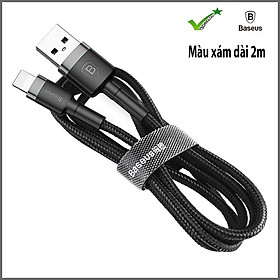 Mua Cáp sạc Baseus Cafule sạc nhanh dùng cho iPhone - Hàng chính hãng - 2 mét - Màu Xám tại Công Nghệ Việt