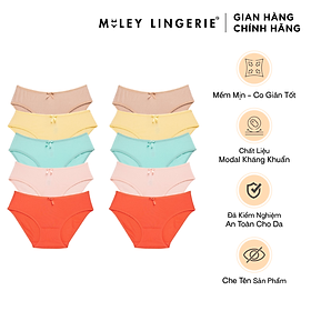 Mua Combo 10 Quần Lót Nữ Modal Trơn Comfort BCS-04 - Giao màu ngẫu nhiên - XL tại Miley Lingerie