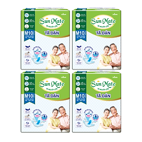 Mua Combo 4 Tã Dán Người Lớn SunMate G2 - Size M10 (10 Miếng/Gói) tại Vaca Baby House