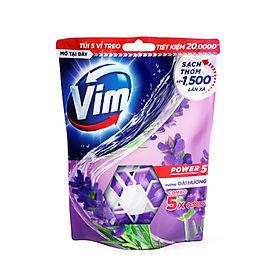 Mua Combo 5 Bộ Viên tẩy bồn cầu Vim Power 5 Hương Lavender 275G (5x55G) tại Tiki Trading