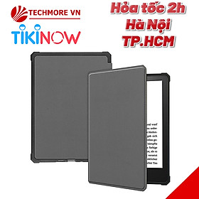 Mua Combo Máy đọc sách All New Kindle Paperwhite 5 (11th Gen) và Bao da - Hàng nhập khẩu - Ghi xám - 8gb tại Techmorevn