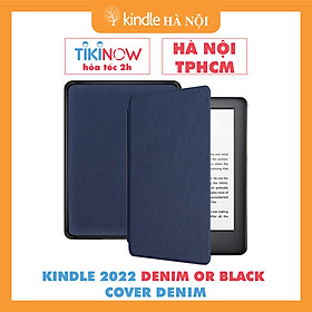 Mua Combo máy đọc sách Kindle 2022 (11th) tặng kèm bao da ( Cover ) - Hàng nhập khẩu - Cover màu Denim - 16GB HỎA TỐC 2H tại Shop Máy Đọc Sách Hà Nội