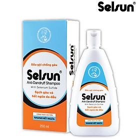 Mua Dầu gội chống gàu, sạch nấm Selsun 250ml + Tặng hộp Dầu gội 50 Megumi Hair Fall Control Shampoo (5 gói x 7ml) tại Tiki Trading