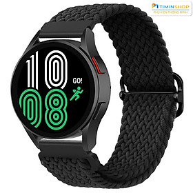 Mua Dây đeo dành cho Samsung Watch 6/ 6 Classic/ 5/ 5 Pro/ 4/ 4 Classic (DB) - 01# Đen tại Timinshop