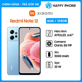 Xiaomi Redmi Note 12 (8GB/256GB) - Chính hãng, giá tốt, có trả góp