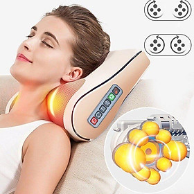 Mua Gối massage cổ vai gáy, máy massage, gối massage hồng ngoại 20 bi cao cấp hỗ trợ mát xa vùng cổ,vai gáy hiệu quả - Gối massage tại...
