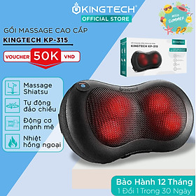Mua Gối Massage Đa Năng KingTech KP-315 - Máy Mát xa Toàn Thân Nhiệt Hồng Ngoại - Chuyên Sâu Cho Cổ, Vai Gáy, Lưng Dưới, Đùi, Chân - Sử Dụng Tại...
