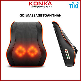 Mua Gối massage hồng ngoại cổ vai gáy Sohi YQ-6 gối massage có rung tại Konkashop