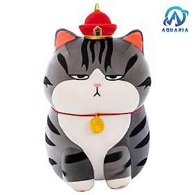 Mua Gấu bông mèo hoàng thượng – Quà tặng thú nhồi bông mèo mặt quạu siêu dễ thương – Size 25 cm – Gối ôm cho bé ngủ ngon tại Aquaria