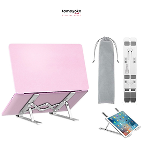Mua Giá Đỡ Laptop Hợp Kim Nhôm Cao Cấp Dễ Dàng Gấp Gọn, Giúp Tản Nhiệt Laptop, Máy Tính Xách Tay - 07 Nấc Điều Chỉnh Góc Độ. Hàng Chính Hãng...