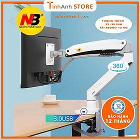 Mua Giá treo màn hình máy tính Cao Cấp NB F100A 22 - 35 inch Arm màn hình tải trọng 12Kg Mẫu mới 2021 - Hàng Chính Hãng - Đen tại Tiêu dùng thông...