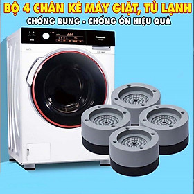 Mua Hộp 4 chân đế cao su kê máy giặt ,tủ lạnh ,chống rung ,chống ồn ,chống trượt độ bền cao hợp với các loại máy tại LYNU STORE