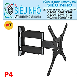 Mua Hàng Chính Hãng | Giá Treo Tivi Đa Năng Góc 2 Tay Nhập Khẩu NORTH BAYOU P4 Dùng Cho Tivi 32"-55"_Full Box tại Điện Tử Siêu Nhỏ