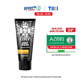 Mua Kem Rửa Mặt Có Hạt Sạch Sâu Oxy Deep Wash (100g) tại Tiki Trading