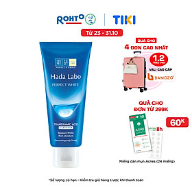 Mua Kem Rửa Mặt Dưỡng Trắng Hada Labo Perfect White Tranexamic Acid Cleanser (80g) tại Tiki Trading