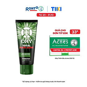 Mua Kem Rửa Mặt Sạch Khuẩn Mụn Kiểm Soát Nhờn Oxy Total Anti Acne (100g) tại Tiki Trading
