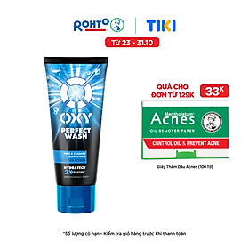 Mua Kem Rửa Mặt Sạch Nhờn Mát Lạnh Oxy Perfect Wash (100g) tại Tiki Trading