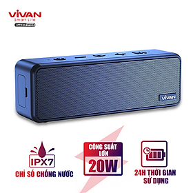 Mua Loa Bluetooth 5.0 - [[ Nghe 24h - Phạm Vi 20m, 200m2 ]] - VIVAN VS20 - Hàng Chính Hãng tại Wook Store