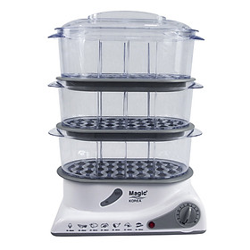 Mua Máy hấp thực phẩm đa năng 03 tầng Magic Korea A61 (10.5 lít) - Hàng Chính Hãng tại Tiki Trading