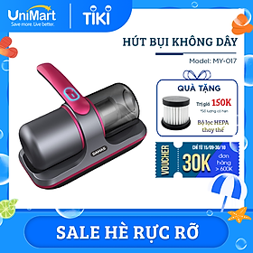 Mua Máy Hút Bụi Cầm Tay Không Dây Damas MY017 - Hút Bụi Giường Nệm Diệt Khuẩn Bằng Tia UV Kết Hợp Tạo Xung Nhịp Tiêu Diệt Lên Đến 99,9% Vi Khuẩn...