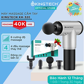 Mua Máy Massage Cầm Tay KINGTECH KH-320 - 6 Cấp Độ, Hỗ Trợ Mát Xa Chuyên Sâu, Giảm Đau Cơ, Cứng Khớp - Quà Tặng Cho Sức Khỏe - Bạc tại KING TECH...