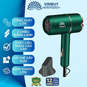 Mua Máy Sấy Tóc Cao Cấp Kiểu Dáng Sang Trọng Tinh Tế Công Suất Lớn Chuyên Dụng Tại Nhà và Cho Hair Salon - Máy Sấy Tóc Bổ Sung Ion Dưỡng Ẩm, Làm...