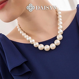 Mua N399 vòng cổ hạt Trai, dây chuyền hạt bẹt dây chuyền mang áo dài kiểu dáng sang trọng cho nữ - 1 tại Ngoc Daisy shop
