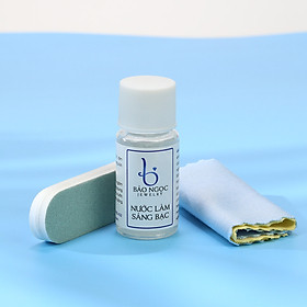 Mua Nước Rửa Bạc Kèm Que Đánh Bóng Trang Sức Bạc An Toàn Tại Nhà - Bảo Ngọc Jewelry - Lọ 10ml tại Bảo Ngọc Jewelry