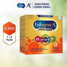 Mua Sữa bột Enfagrow A+ NeuroPro 3 với 2’-FL HMO cho trẻ từ 1 – 3 Tuổi - Vị Nhạt Dễ Uống (2.2kg) tại Enfa Official Store