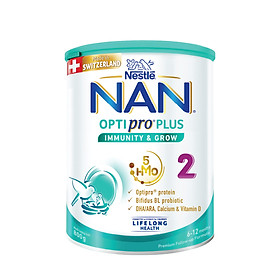 Mua Sữa bột Nestlé NAN OPTIPRO PLUS 2 800g/lon với 5HMO Sản Xuất Tại Thụy Sĩ (6 - 12 tháng) tại Tiki Trading