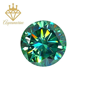 Mua ( Size 4-7ly) Kim cương nhân tạo Moissanite Round Green - GRA,4 ly tại Moissanite