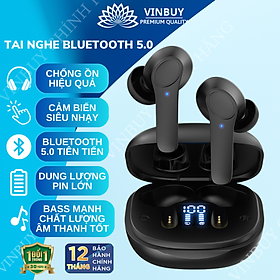 Mua Tai Nghe Bluetooth Không Dây Nhét Tai Chống Ồn Cao Cấp V5.0 Chính Hãng Dùng Cho Iphone Samsung OPPO VIVO HUAWEI XIAOMI, Tai Nghe Không Dây -...