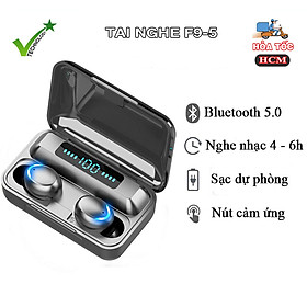 Mua Tai Nghe Bluetooth True Wireless AMOI F9 Cảm Ứng Vân Tay, Nâng Cấp Dock Sạc có Led Báo Pin Kép - Hàng Nhập Khẩu - F9-5 (F9 Pro) tại Công Nghệ Việt