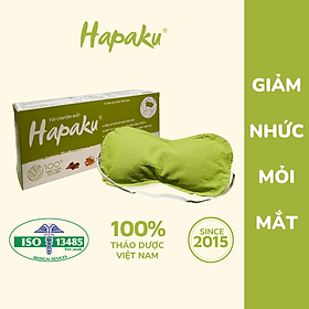 Mua Túi chườm nóng thảo dược giảm đau nhức mỏi mắt dùng lò vi sóng - Hapaku - 1 túi chườm mắt tại Hapaku Officialstore