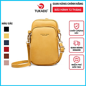 Mua Túi Đeo Chéo Nữ Đựng Điện Thoại FOREVER YOUNG Da Mềm Nhiều Ngăn Tiện Dụng Chất Cực Đẹp FY02 - Tukado - PL832-3 VÀNG tại TUKADO Official Store