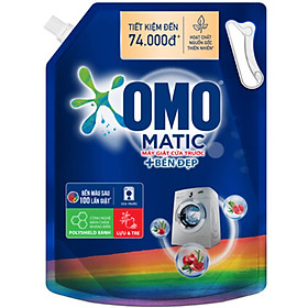 Mua Túi Nước Giặt Omo Matic Cho Máy Giặt Cửa Trước Bền Đẹp Bền Màu Sau 100 Lần Giặt 3.6Kg tại Tiki Trading